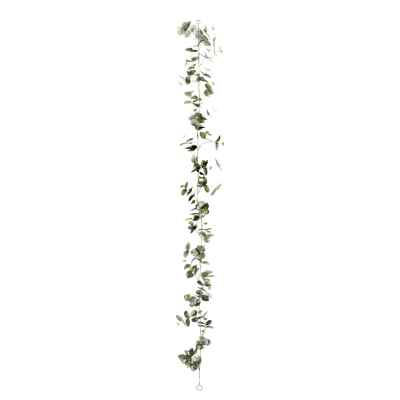 180CM SILVER/GREEN EUCALYPTUS GARLAND