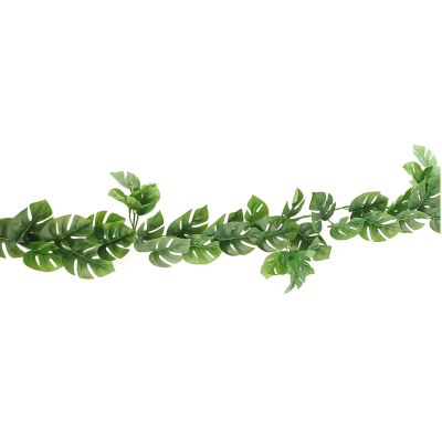 180CM CHEESE PLANT LEAF X 64 GARLAND